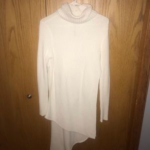Express Turtleneck Asymmetrical Sweater